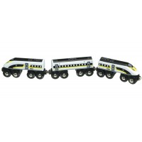 Trenulet din lemn Express Shinkansen - Set Maxim 504738 Rail Road Bullet Train